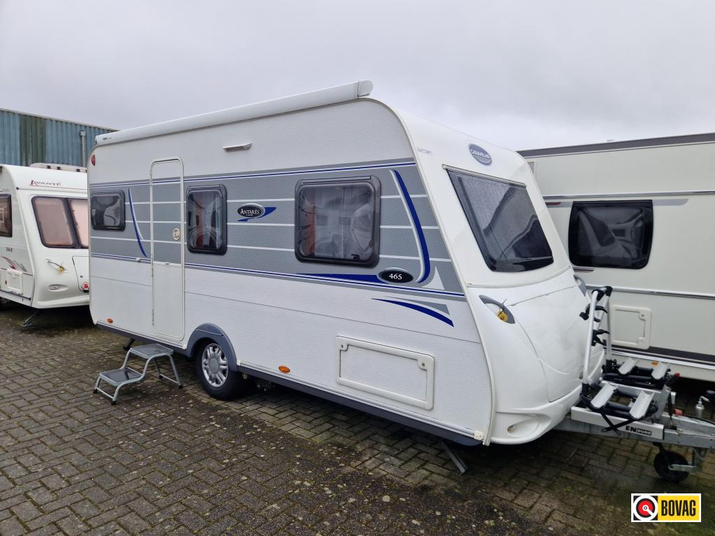 Caravelair Antares 465 Mover/Luifel/Fietsdrager, Caravans en Kamperen, Bedrijf, Caravelair, Dwarsbed, Tot en met 3