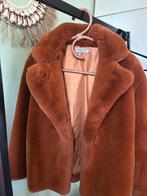 Fake fur - warm oranje bontjasje, Maat 38/40 (M), Oranje, Ophalen of Verzenden, Zo goed als nieuw
