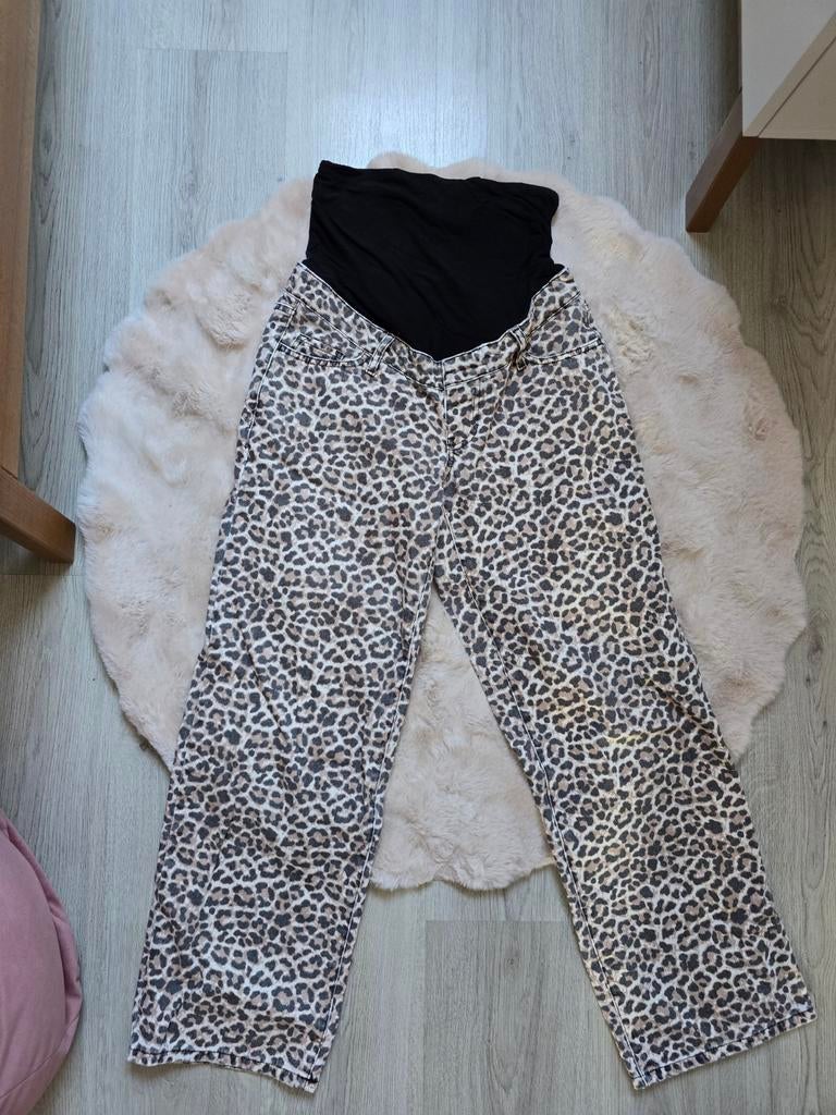 Zwangerschapsbroek panterprint luipaardprint M Even&Odd, Kleding | Dames, Maat 38/40 (M), Bruin, Ophalen of Verzenden, Broek of Spijkerbroek