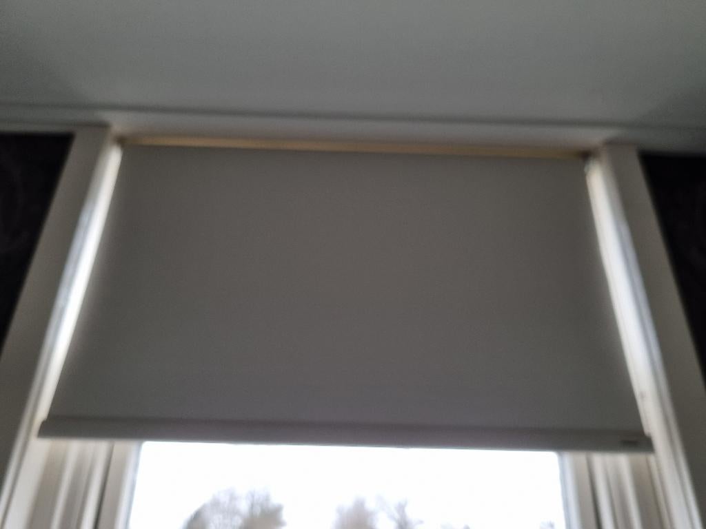 Rolgordijn wit, Huis en Inrichting, Stoffering | Gordijnen en Lamellen, Ophalen, Gebruikt, Wit, 50 tot 100 cm