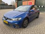 Volkswagen Polo 1.0 TSI Life Carplay Parkeersensoren Digital, Voorwielaandrijving, Stof, Gebruikt, Blauw