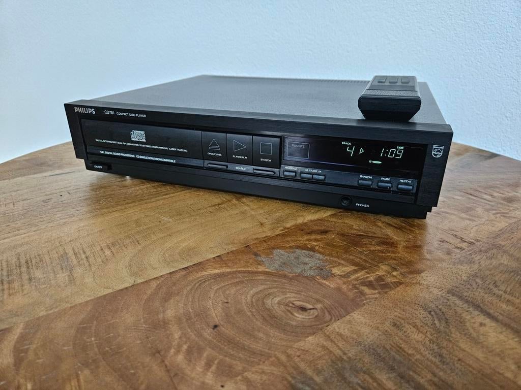 Philips CD781 cd speler met afstandsbediening, Ophalen of Verzenden, Gebruikt, Philips