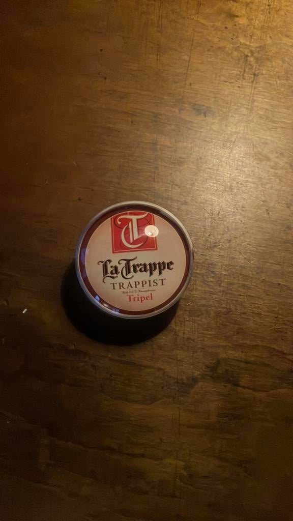 Taplens led La Trappe tripel, Ophalen of Verzenden, Zo goed als nieuw, La Trappe