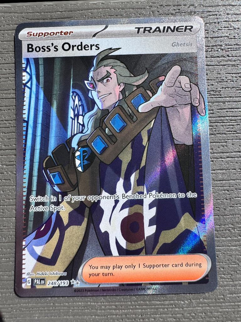 Boss's Orders - Ghetsis (PAL 248), Ophalen of Verzenden, Zo goed als nieuw, Losse kaart