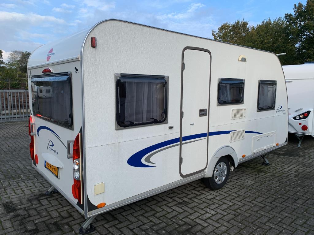 Bürstner Premio 435 TS Mover/Pano luifel/Fietsdr, Caravans en Kamperen, Standaardzit, Schokbreker, Bedrijf, 750 - 1000 kg