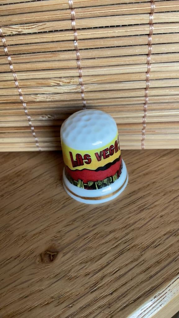 Las  Vegas vingerhoedje vingerhoedjes vingerhoed, Verzenden, Nieuw, Porselein, Buitenland