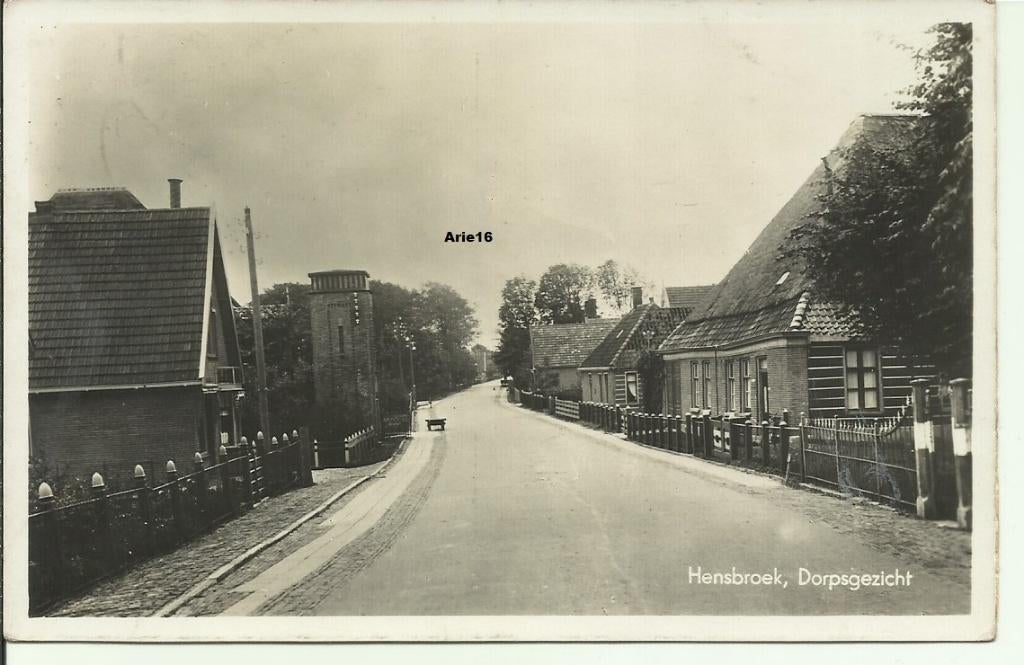 Hensbroek, Verzamelen, Ansichtkaarten | Nederland, Gelopen, Noord-Holland, 1920 tot 1940, Verzenden