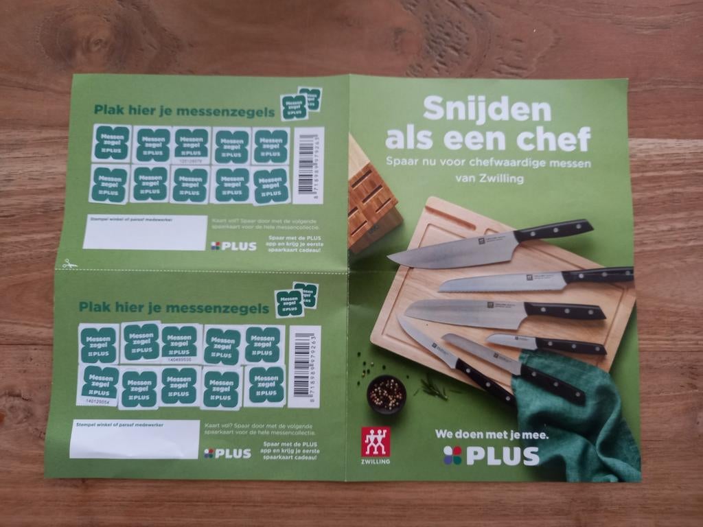 Plus messen zegels, Plus, Ophalen of Verzenden