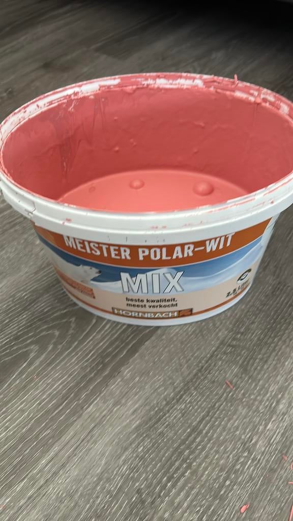 Roze muurverf, Ophalen, Gebruikt, Verf, Roze