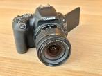 Canon EOS 200D Met 18-55mm lens Compl. set +access. in tas, Gebruikt, Spiegelreflex, Canon, Ophalen of Verzenden