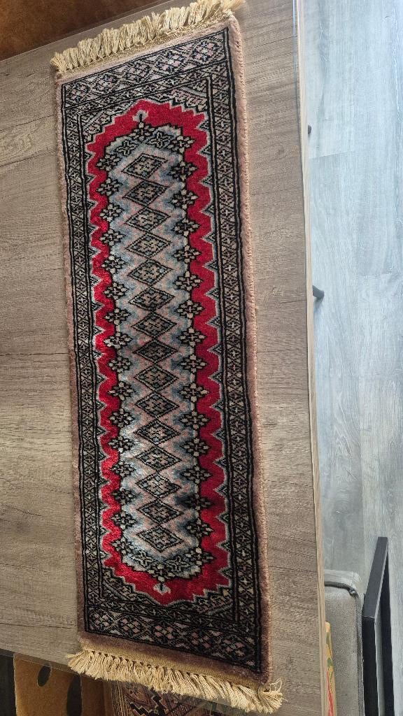 handgeknoopt Perzische loper (4), Minder dan 50 cm, Gebruikt, 50 tot 100 cm, Ophalen of Verzenden