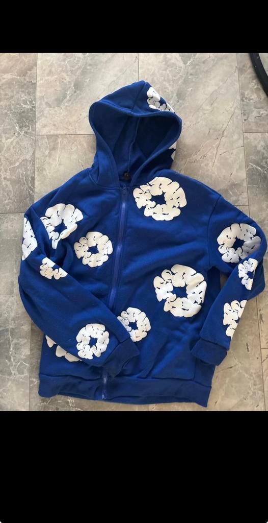 Denim tears vest, Kleding | Heren, Truien en Vesten, Ophalen of Verzenden, Zo goed als nieuw, Blauw