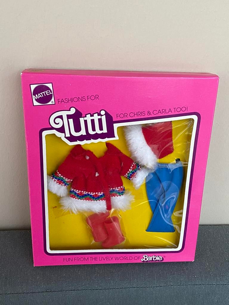 Vintage Barbie Tutti outfit 1976 Mattel NRFB #9476, Ophalen of Verzenden, Zo goed als nieuw, Fashion Doll