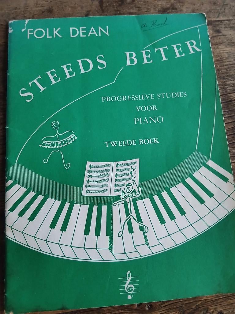 Steeds beter progressieve studies voor piano tweede boek, Gebruikt, Klassiek, Les of Cursus, Ophalen of Verzenden