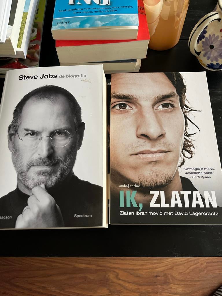 Biografieën: Kieft, Gijp, Zlatan en Steve Jobs, Ophalen, Gelezen, Sport