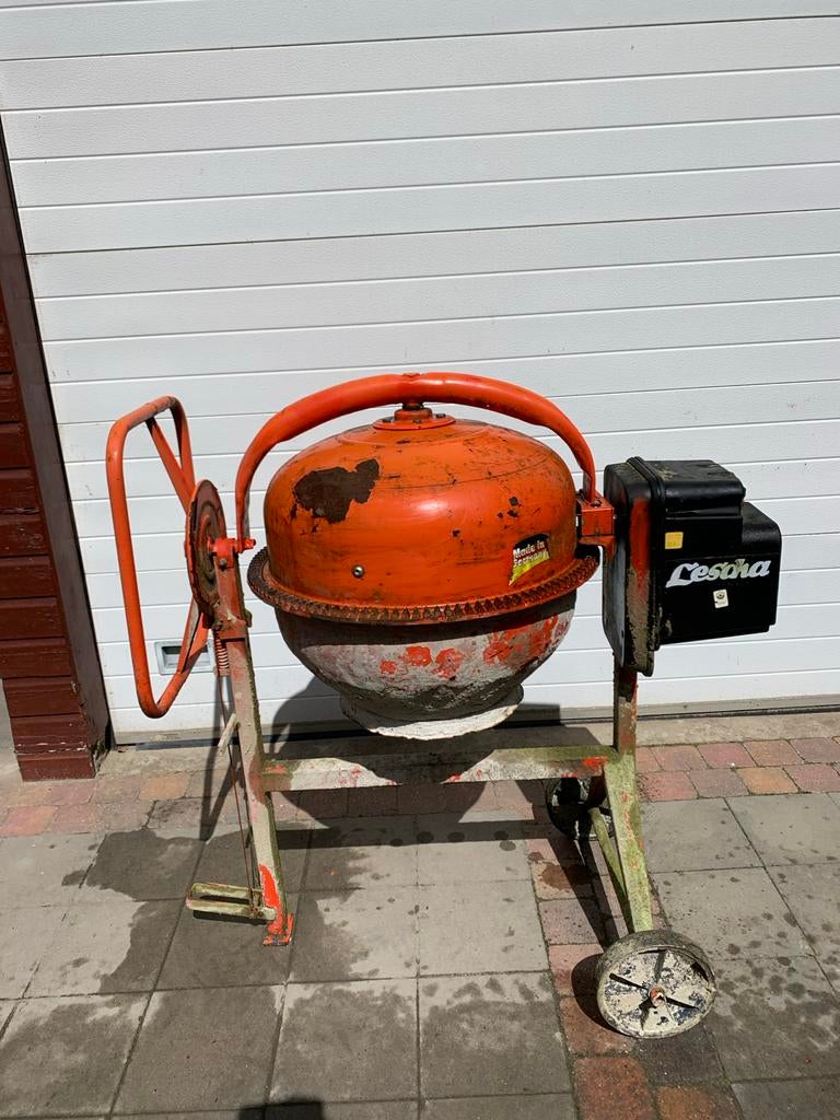 Lescha betonmolen, Ophalen, Zo goed als nieuw