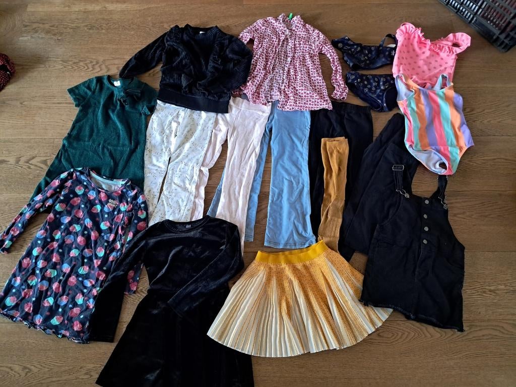 Groot pakket kleding meiden 110/116, Kinderen en Baby's, Ophalen of Verzenden, Gebruikt, Maat 110