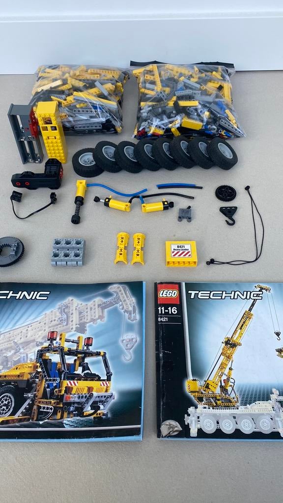 Lego 8421 Technic Kraan, Ophalen of Verzenden, Zo goed als nieuw