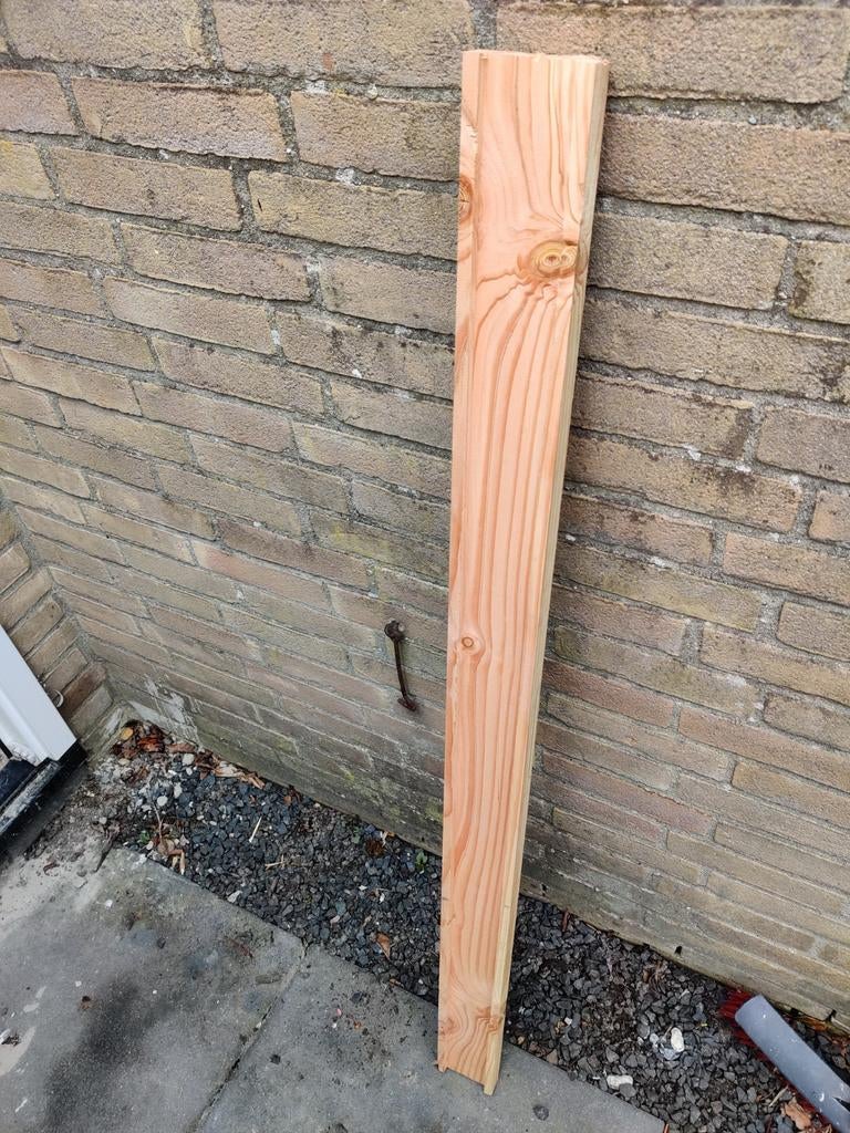 nieuwe betonplaat, Douglas schutting, afdeklat, etc., Ophalen, Overige houtsoorten, Minder dan 200 cm