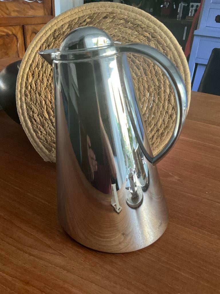 Stijlvolle RVS Alfi thermoskan, Ophalen, Zilver, Metaal, Overige merken