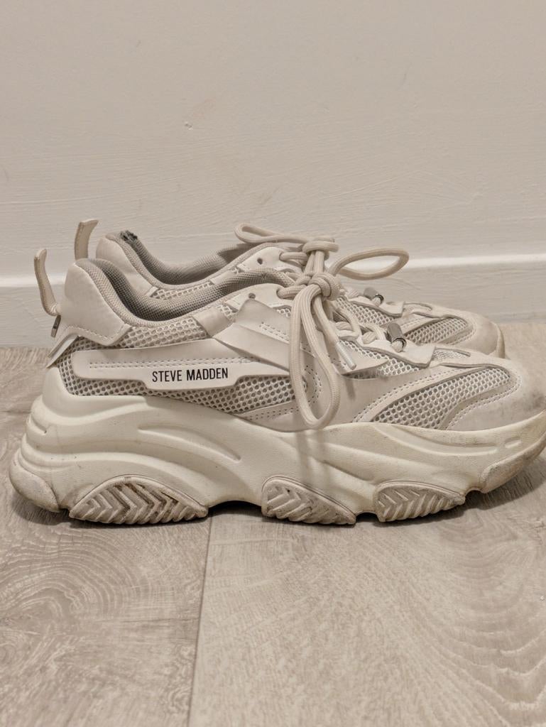 Steve Madden sneakers maat 38, Wit, Steve Madden, Ophalen of Verzenden, Sneakers of Gympen