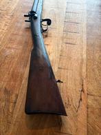 Antiek jachtgeweer met dubbele loop penvuur 16, Verzamelen, Ophalen of Verzenden, Gebruikt