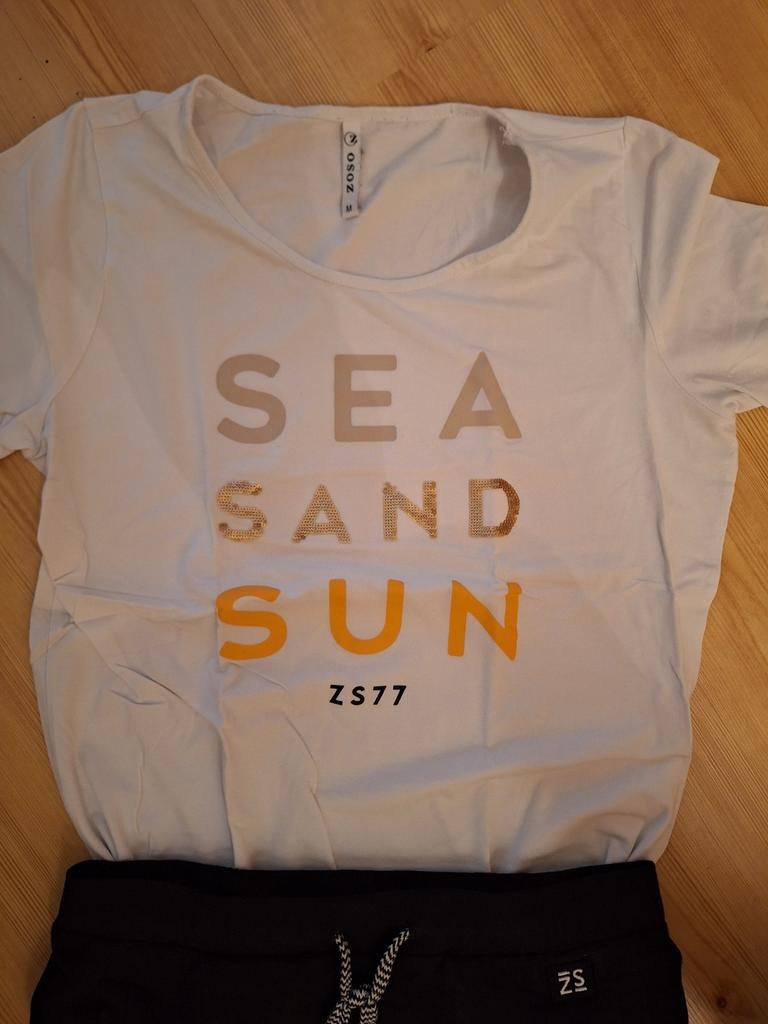 Dames t shirt, Maat 38/40 (M), Wit, Ophalen of Verzenden, Zo goed als nieuw