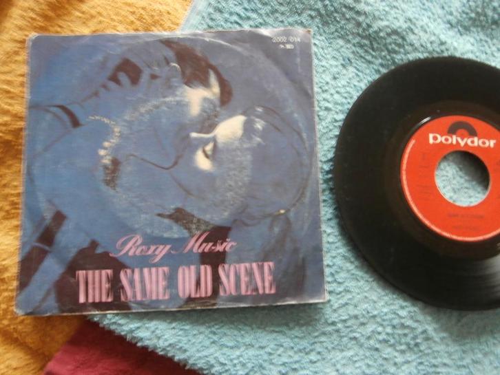 Roxy Music - The Same Old Scene., Cd's en Dvd's, Vinyl Singles, Gebruikt, Single, Pop, 7 inch, Ophalen of Verzenden