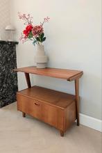 Vintage tv/audio meubel, kastje, sidetable, Huis en Inrichting, Tafels | Sidetables, Ophalen of Verzenden, 25 tot 50 cm, Rechthoekig