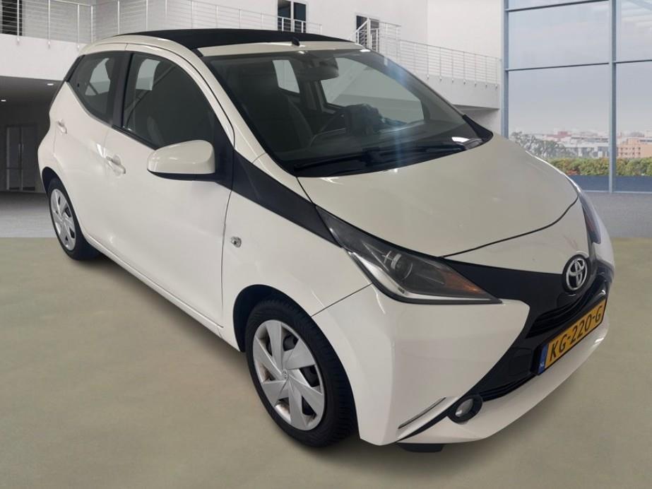 Toyota Aygo 1.0 VVT-i x-wave Cabrio-TOP +NAP NL-auto, Auto's, Voorwielaandrijving, Gebruikt, Euro 6, 4 stoelen