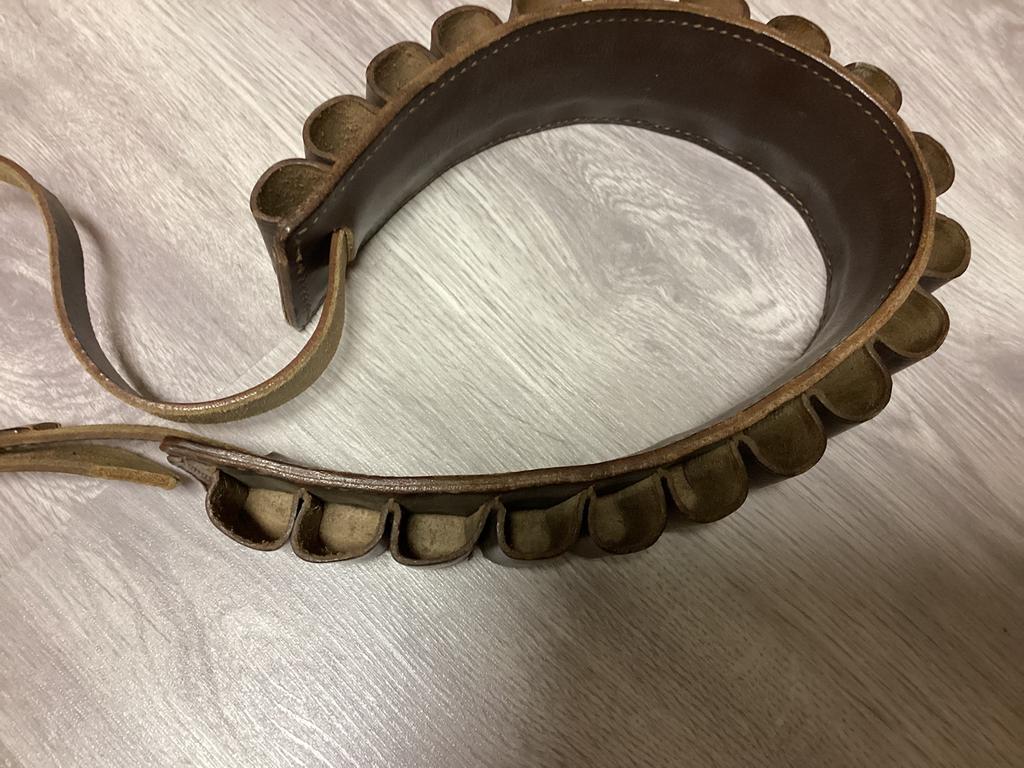 Leren patronengordel, Hobby en Vrije tijd, Overige Hobby en Vrije tijd, Ophalen of Verzenden