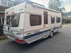 Fendt 550TG bj 2008 met apparte bedden Airco Mover Groot bed, Caravans en Kamperen, Caravans, Rondzit, Fendt, Tot en met 4, Oven