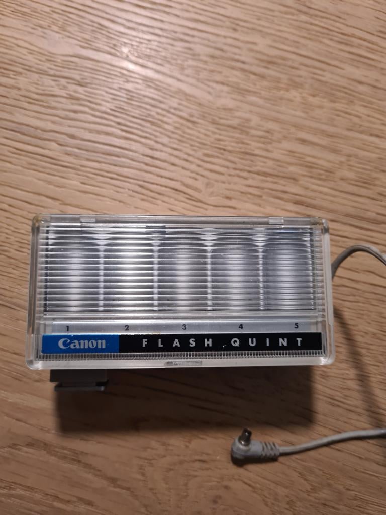 Canon Flash Quint flitser - Vintage camera accessoire, Ophalen of Verzenden, Gebruikt, Canon