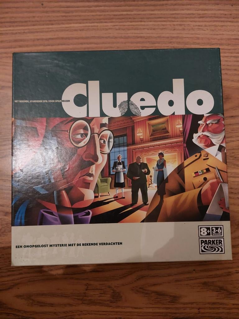 Cluedo Gezelschapsspel - Wie heeft het gedaan?, Vijf spelers of meer, Ophalen of Verzenden, Gebruikt, Parker