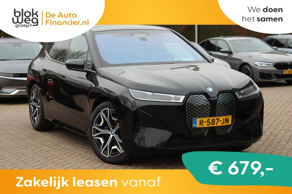 BMW iX xDrive40 Executive 77 kWh € 39.950,00, Auto's, BMW, Automaat, Gebruikt, Zwart, SUV of Terreinwagen