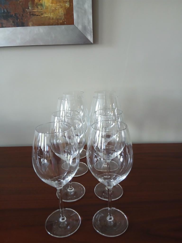 Schott zwiesel wijnglazen 8 stuks zie beschrijving, Verzamelen, Glas en Borrelglaasjes, Ophalen, Zo goed als nieuw, Overige typen