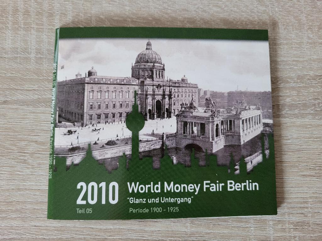 World Money Fair BU Set Berlin 2010, Ophalen, Koningin Beatrix, Euro's, Setje