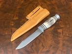 Vintage jachtmes dolk mes met schede, Ophalen of Verzenden, Gebruikt