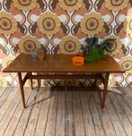 Vintage salontafel - hout - jaren 70 - curiosa, Huis en Inrichting, Tafels | Salontafels, Ophalen, 50 tot 100 cm, Zo goed als nieuw