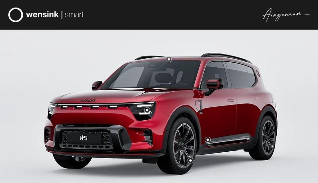 smart #5 Brabus 100 kWh | April 2026 | 646 PK! | Drive Pilot, Auto's, Smart, Bedrijf, Te koop, Overige modellen, 360° camera, 4x4