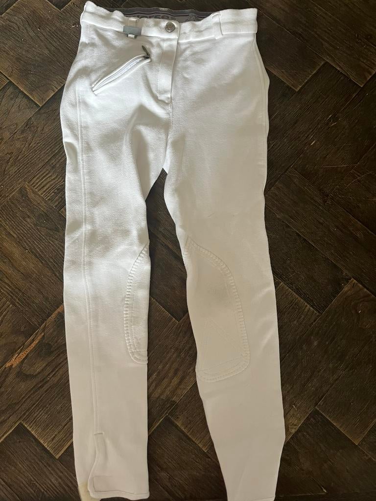 Witte rijbroek harry horse maat 152, Dieren en Toebehoren, Ophalen, Gebruikt