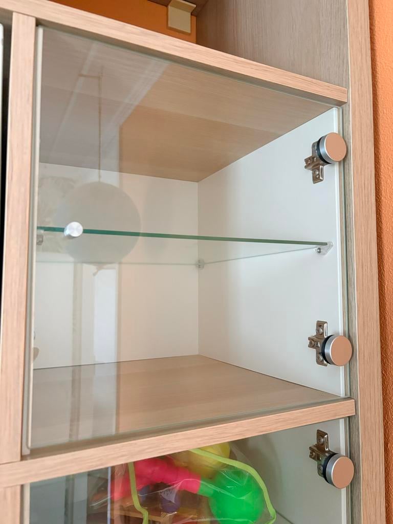 Glazen inzetkast voor IKEA Kallax (33x33 cm), Huis en Inrichting, Minder dan 50 cm, Ophalen of Verzenden, Minder dan 25 cm, Minder dan 100 cm