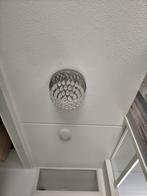 Ronde plafondlamp met kristallen, Ophalen