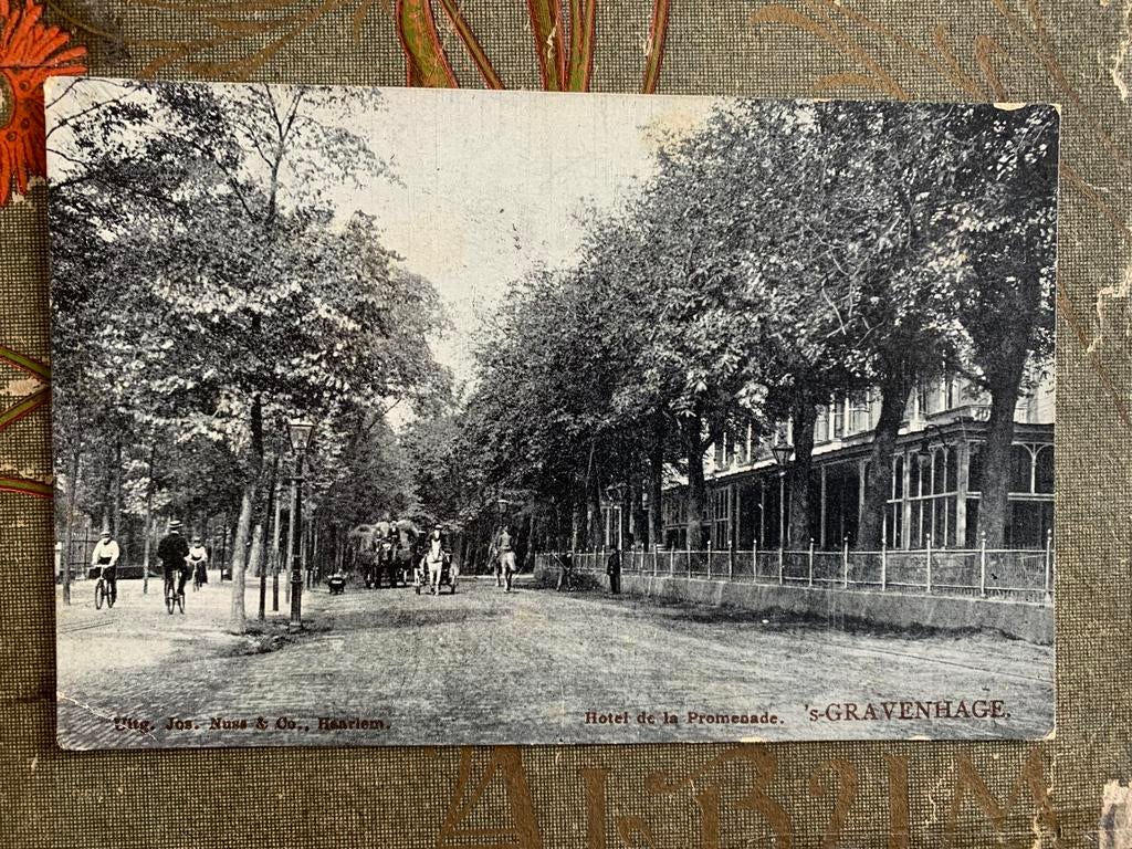 1907 Den Haag - Hotel de la Promenade (NR), Ophalen of Verzenden, Voor 1920, Gelopen, Zuid-Holland