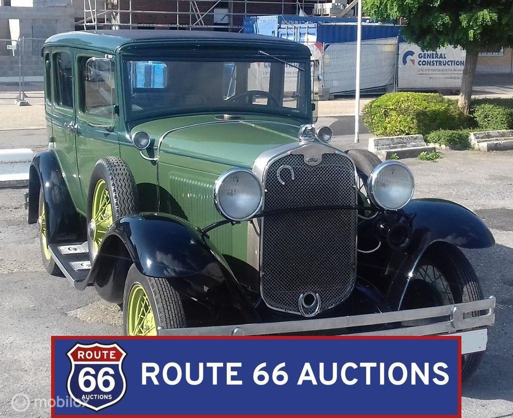 Ford Model A | 1931 | Route 66 Auctions, Auto's, Oldtimers, Overige carrosserieën, Zwart, Bedrijf, Handgeschakeld