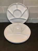 Fonduebord wit (230326c), Ophalen of Verzenden, Zo goed als nieuw, Bord(en), Overige stijlen