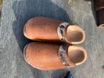 Klompen met lederen bovenkant, Ophalen, Bruin, Instappers, Zo goed als nieuw