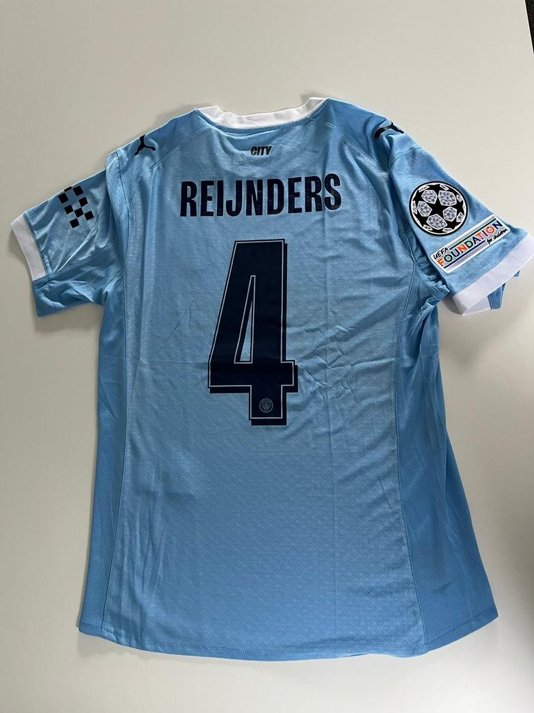 Reijnders Man City Thuisshirt 25/26, Sport en Fitness, Voetbal, Maat M, Verzenden, Nieuw