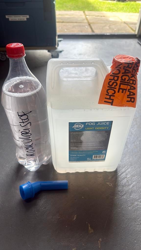1x 5L Rookvloeistof ADJ Fog Juice (Light) + gratis fles 1,5L, Ophalen of Verzenden, Nieuw, Rookmachine