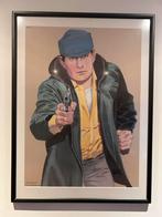 Ingelijste schietbaan target Belgische politie (1992), Ophalen, 1980 tot heden, Zo goed als nieuw, Prent